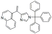 4-[1-[1-(三苯基甲基)-1H-咪唑-4-基]乙烯]-喹啉结构式_880652-89-1结构式