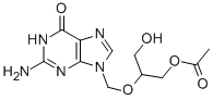 9-[[2-(乙酰氧基)-1-(羟基甲基)乙氧基]甲基]-2-氨基-1,9-二氢-6H-嘌呤-6-酮结构式_88110-89-8结构式
