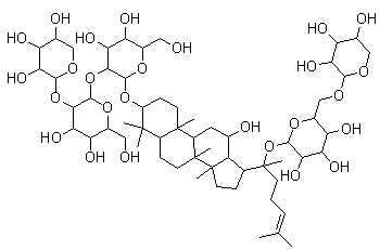 Notoginsenoside fc Structure,88122-52-5Structure