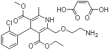 马来酸氨氯地平结构式_88150-47-4结构式