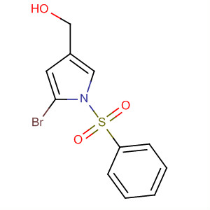 [5-溴-1-(苯基磺酰基)-1H-吡咯-3-基]甲醇结构式_881673-81-0结构式