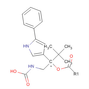 甲基[(5-苯基-1H-吡咯-3-基)甲基]氨基甲酸叔丁酯结构式_881673-96-7结构式