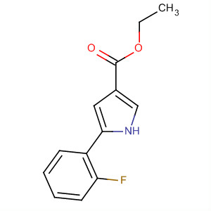 5-(2-氟苯基)-1H-吡咯-3-羧酸乙酯结构式_881674-06-2结构式