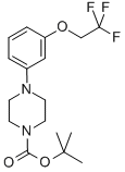 4-[3-(2,2,2-三氟甲氧基)苯基]-1-哌嗪羧酸-1,1-二甲基乙酯结构式_882695-43-4结构式
