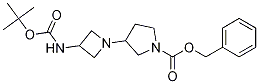 (1-CBZ-吡咯烷-3-基-氮杂啶-3-基)-氨基甲酸叔丁酯结构式_883547-34-0结构式