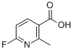 6-氟-2-甲基烟酸结构式_884494-97-7结构式