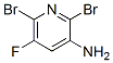 3-氨基-2,6-二溴-5-氟吡啶结构式_884494-99-9结构式