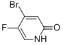 4-溴-5-氟-2(1H)-吡啶酮结构式_884495-01-6结构式