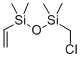 1-乙烯基-3-氯甲基-1,1,3,3-四甲基二硅氧烷结构式_88456-93-3结构式