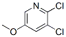 2,3-二氯-5-甲氧基吡啶结构式_885168-12-7结构式