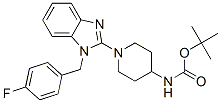 4-BOC-amino-1-[1-(4-fluoro-benzyl)-1H-benzoimidazol-2-yl]-piperidine Structure,885270-85-9Structure