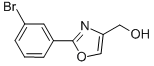 [2-(3-溴苯基)噁唑-4-基]-甲醇结构式_885272-67-3结构式