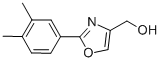 [2-(3,4-二甲基苯基)噁唑-4-基]甲醇结构式_885272-90-2结构式