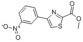 4-(3-硝基苯基)噻唑-2-羧酸甲酯结构式_885279-68-5结构式