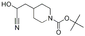4-(2-氰基-2-羟基乙基)-1-哌啶羧酸 1,1-二甲基乙酯结构式_885516-98-3结构式