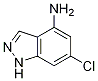 6-氯-1H-吲唑-4-胺结构式_885519-32-4结构式