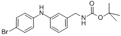 N-(4-溴苯基-n-(3-boc-氨基甲基苯基)胺结构式_886362-63-6结构式
