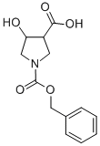 1-N-Cbz-4-羟基-b-脯氨酸结构式_886362-64-7结构式