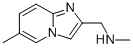 甲基-(6-甲基-咪唑并[1,2-a]吡啶-2-甲基)-胺结构式_886363-03-7结构式