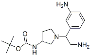 3-N-boc-氨基-1-[2-氨基-1-(3-氨基苯基)-乙基]-吡咯烷结构式_886365-13-5结构式