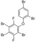 3,6-二氟-2,2,4,4,5-五溴二苯醚 (2,2,4,4,5-五溴-3,6-二氟二苯基 醚)结构式_886748-34-1结构式