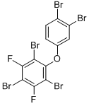 3,5-二氟-2,3,4,4,6-五溴二苯基 醚 (2,3,4,4,6-五溴-3,5-二氟二苯醚)结构式_886748-35-2结构式
