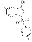 3-溴-5-氟-1-[(4-甲基苯基)磺酰基]-1H-吲哚结构式_887338-48-9结构式