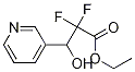 2,2-二氟-3-羟基-(3-吡啶)丙酸乙酯结构式_887355-01-3结构式