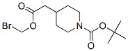 4-溴甲氧基羰基甲基-哌啶-1-羧酸叔丁酯结构式_887593-26-2结构式