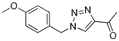 1-[1-(4-甲氧基-苄基)-1H-[1,2,3]噻唑-4-基]-乙酮结构式_88860-93-9结构式