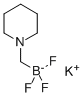 (1-哌啶基甲基)三氟硼酸钾结构式_888711-54-4结构式