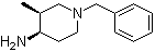 4-Piperidinamine, 3-methyl-1-(phenylmethyl)-, (3r,4s) Structure,88915-34-8Structure