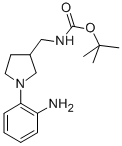 [1-(2-氨基-苯基)-吡咯烷-3-甲基]-氨基甲酸叔丁酯结构式_889948-48-5结构式