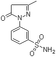 3-(4,5-二氢-3-甲基-5-氧代-1H-吡唑-1-基)苯磺酰胺结构式_89-29-2结构式