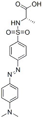 二甲氨基偶氮苯磺酰基-L-丙氨酸结构式_89131-10-2结构式