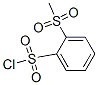 2-(Methylsulfonyl)benzenesulfonyl chloride Structure,89265-35-0Structure