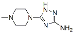 1H-1,2,4-Triazol-3-amine, 5-(4-methyl-1-piperazinyl)- Structure,89292-91-1Structure