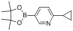 2-环丙基-5-(4,4,5,5-四甲基-1,3,2-二氧硼烷)-吡啶结构式_893567-09-4结构式