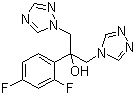 2-(2,4-二氟苯基)-1-(1H-1,2,4-噻唑-1-基)-3-(4H-1,2,4-三唑-4-基)-2-丙醇结构式_89429-59-4结构式