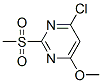 4-氯-6-甲氧基-2-甲磺酰基嘧啶结构式_89466-55-7结构式