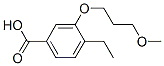 4-乙基-3-(3-甲氧基丙氧基)苯甲酸结构式_895240-77-4结构式