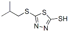 5-异丁基-1,3,4-噻二唑-2-硫醇结构式_89601-20-7结构式