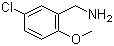 5-氯-2-甲氧基苄胺结构式_896127-80-3结构式