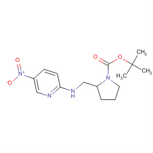 2-(((5-硝基吡啶-2-基)氨基)甲基)吡咯烷-1-羧酸叔丁酯结构式_896160-86-4结构式