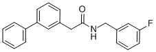 n-[(3-氟苯基)甲基]-[1,1-联苯]-3-乙酰胺结构式_897015-56-4结构式