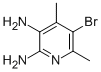 2,3-二氨基-4,6-二甲基-5-溴吡啶结构式_89728-15-4结构式