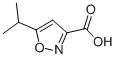5-异丙基异恶唑-3-羧酸结构式_89776-74-9结构式