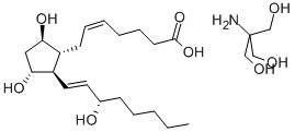 1,3-Dihydroxy-2-(hydroxymethyl)-2-propanamine (5z,9beta,11alpha,13e,15s)-9,11,15-trihydroxyprosta-5,13-dien-1-oate Structure,89847-02-9Structure