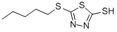 5-戊基硫代-1,3,4-噻二唑-2-硫醇结构式_89852-45-9结构式