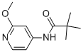 N-(2-甲氧基吡啶-4-基)-2,2-二甲基丙酰胺结构式_898561-71-2结构式